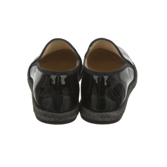 Chanel Patent Calfskin Cc Mocassin Loafer Espadrilles - Picture 3 of 4